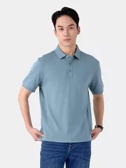 Áo Polo Nam 5S Fashion Dệt Jacquard Phom Regular APC25021