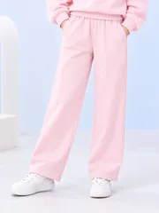 Quần Nỉ Bé Gái 5S FASHION Ống Suông Basic Phom Regular GBQNI26043