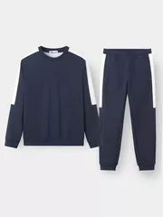 Bộ Quần Áo Dài Tay Nam Chất Nỉ 5S Fashion Can Phối BNI23105