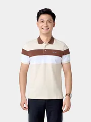 Áo Polo Nam 5S Fashion Can Phối Phom Slimfit APC24042