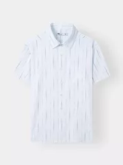 Áo Sơ Mi Ngắn Tay Nam 5S Fashion Họa Tiết Phối Túi ASC25006