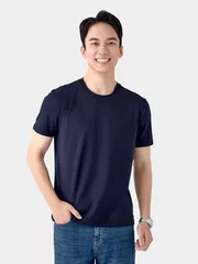 Áo Thun Nam 5S Fashion SMART-COTTON Phom Slimfit ATS25045