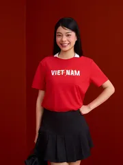 Áo Thun Unisex 5S Fashion Cotton Phom Casual Fit, Tự Hào Việt Nam U0ATS26051