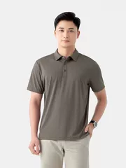 Áo Polo Nam 5S Fashion Dệt Họa Tiết Classic APC24053
