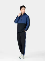 Bộ Quần Áo Gió Có Mũ 5S Fashion Can Phối Slimfit BOG24004