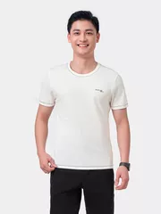 Áo Thun Nam Ngắn Tay 5S Fashion Đường Chần Chỉ ATS24051