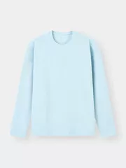 Áo Thun Nam Dài Tay 5S Fashion Trơn Basic Phom Regular M0ATH25009