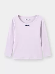 Áo Thun Bé Gái 5S Fashion Chất Gân Sọc Mềm Mại G0ATH25004