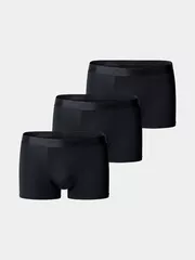 Combo 3 Quần Lót Nam Boxer 5S Fashion Slimfit Trơn Màu Đen 3C-YYBOX23104