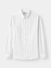 Áo Sơ Mi Nam Dài Tay 5S Fashion Họa Tiết Phom Slimfit M0ASM25012