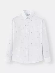 Áo Sơ Mi Nam Họa Tiết 5S Fashion Phom Slimfit ASM24017