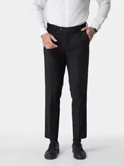 Quần Tây Nam 5S Fashion Phom Smart Fit Trơn Basic Dễ Mặc QAU24005