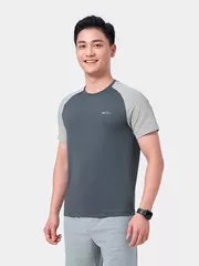 Áo Thun Nam Ngắn Tay 5S Fashion Tay Raglan Slimfit ATS24047