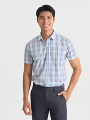 Áo Sơ Mi Nam 5S Fashion Kẻ Caro Sang Trọng Slimfit ASC25019