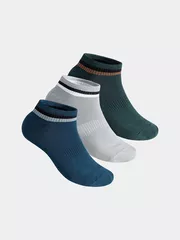 Combo 3 Đôi Tất Nam 5S Fashion Cổ Ngắn Dệt Kẻ Modal 3C-Y0TAT24004