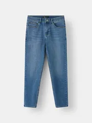 Quần Jean Nam 5S Fashion Trơn Phom Regular M0QJE25011