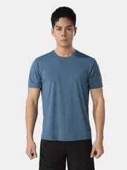 Áo Thun Nam Thể Thao 5S Fashion Dệt Jacquard Họa Tiết Regular ATS25052