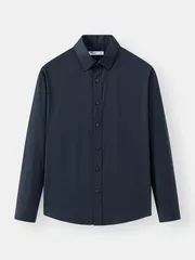 Áo Sơ Mi Nam Tay Dài 5S Fashion Chất Modal Phom Regular ASM24024