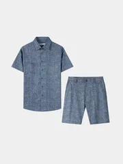 Set Bộ Sơ Mi Nam 5S Fashion Phom Modern Fit Hiện Đại MBSM26041