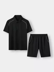 Bộ Polo Nam 5S Fashion SMART CASUAL Tay Raglan MBPL26009