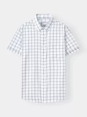 Áo Sơ Mi Nam Ngắn Tay 5S Fashion Kẻ Ô Phom Regular M0ASC26062