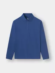 Áo Polo Dài Tay 5S Fashion Cổ Phối Màu Slimfit APD23600