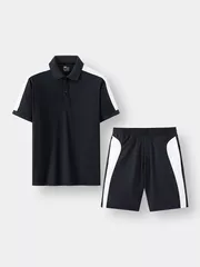 Bộ Quần Áo Thể Thao Nam 5S Fashion Can Phối Phom Slimfit BAPC24005-BQST24005