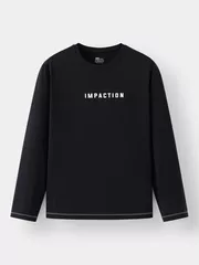 Áo Thun Nam Dài Tay 5S Fashion Chần Chỉ Nổi ATH24015