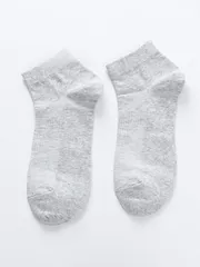 Tất Nam Cổ Lửng 5S Fashion Họa Tiết Đơn Giản TAT24126