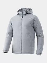 Áo Phao Nam 5S Fashion Có Mũ, Trơn Phom Slimfit APH24162