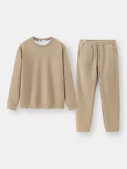 Bộ Quần Áo Nỉ Nam 5S FASHION Trơn Basic Phom Slimfit BNI24025