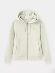 Áo Nỉ Khóa Nữ 5S Fashion Có Mũ In Basic Phom Regular WBAKN25013