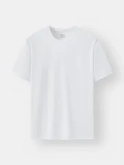 Áo Thun Nam Ngắn Tay Seamless 5S Fashion Trơn Regular ATS25017