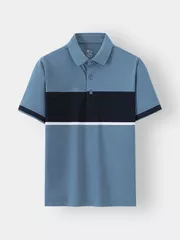 Áo Polo Nam 5S Fashion Can Phối Phom Slimfit APC24058