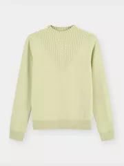 Áo Len Nữ Cổ 5 Phân 5S Fashion Dệt Họa Tiết W0ALE25002