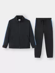 Bộ Quần Áo Nam Cổ Trụ Kéo Khóa Chất Nỉ 5S Fashion BNK23002