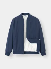 Áo Khoác Nam Bomber 2 Lớp Lót Lông 5S Fashion AKB23011