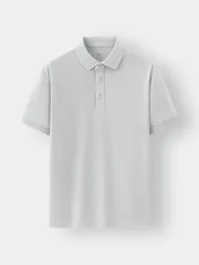 Áo Polo Nam 5S Fashion Trơn Bo Dệt Jacquard Slimfit APC25062