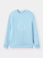 Áo Nỉ Nữ 5S Fashion Thêu Huy Hiệu Phom Regular WBANI25001