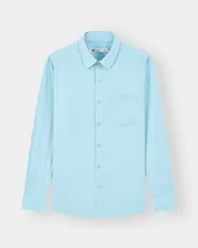 Áo Sơ Mi Dài 5S Fashion Họa Tiết Có Túi Phom Regular M0ASM25021
