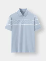 Áo Polo Nam 5S Fashion Họa Tiết Monogram Casual APC24027