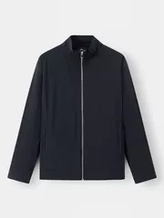 Áo Khoác Thời Trang Nam 5S Fashion Cổ Trụ Lót Nỉ Basic AKH24040