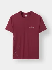 Áo Thun Nam Ngắn Tay 5S Fashion Slimfit In Chữ TSO23029