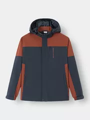 Áo Khoác Gió Lót Nỉ Phối Màu 5S Fashion Slimfit AKG23008