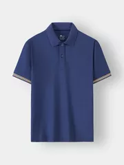 Áo Polo Nam 5S Fashion Bo Dệt Kẻ Slimfit APC24071