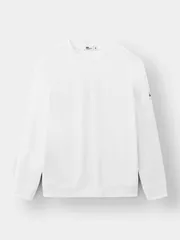 Áo Nỉ Cổ Tròn Tay Raglan Phối Túi Khóa 5S Fashion Regularfit ANO23002