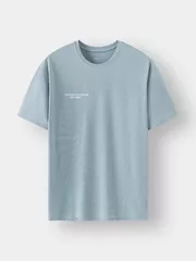 Áo Thun Nam Ngắn Tay 5S Fashion Chần Chỉ Casual ATS24022