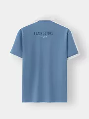 Áo Polo Nam Can Phối In Chữ 5S Fashion Trẻ Trung APC25041