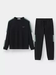 Bộ Quần Áo Nỉ Nam 5S Fashion Can Phối Phom Slimfit BNI23014