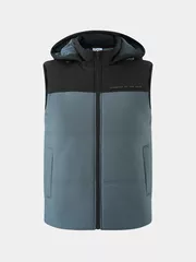 Áo Phao Gile Nam 5S Fashion Can Phối Mũ Tháo Được M0APH25008